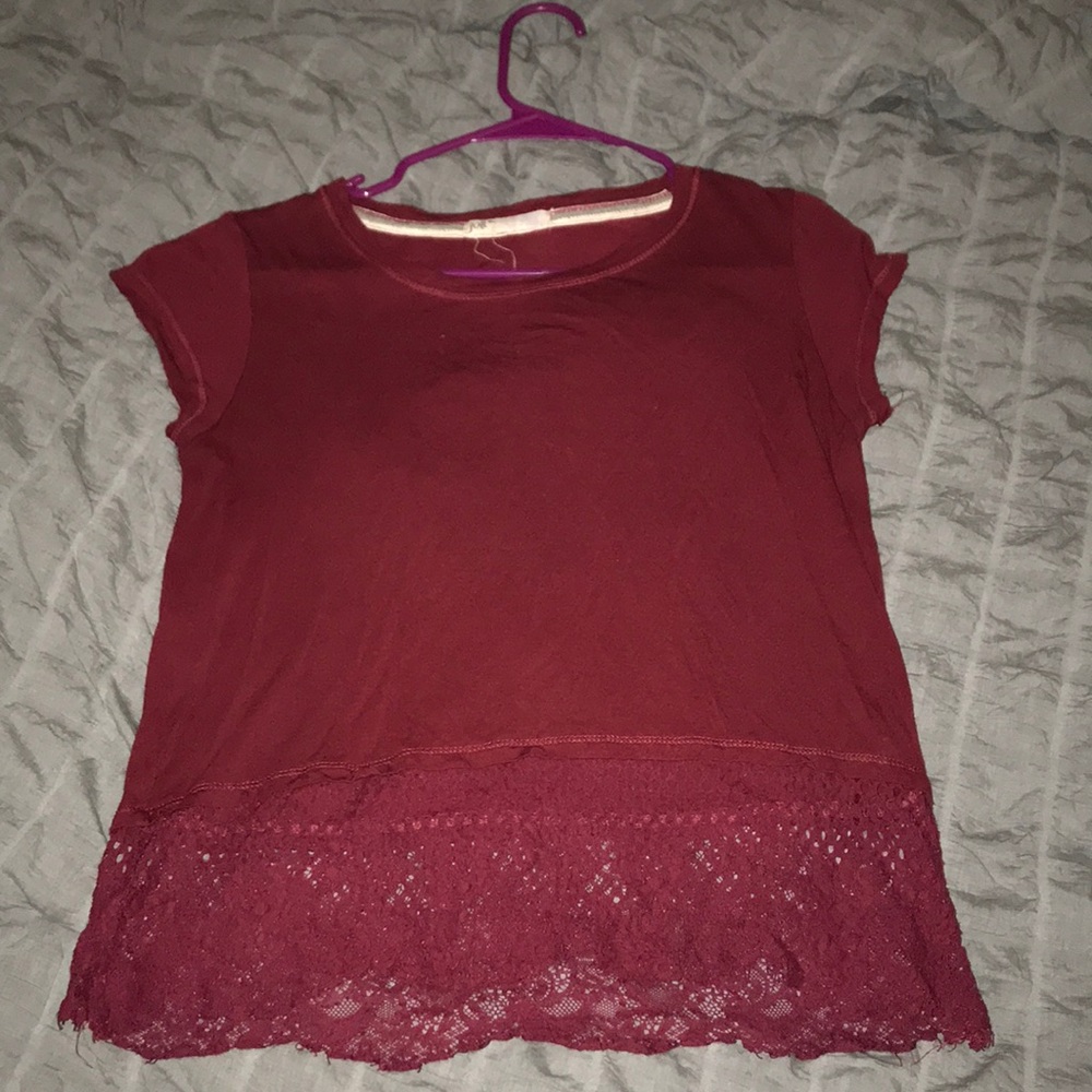 Maroon/Burgundy Shirt